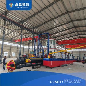 6 inch mini cutter suction dredger for small river channel, 30m3/h sediment