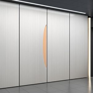 Customized Design Movable Partition Wall with 85mm Thickness and 9mm MDF