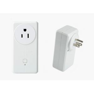 White Remote Control Plug Socket , Smart Home Sockets OEM Acceptable
