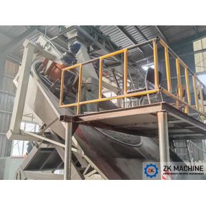 Large Scale Diameter 6m Disk Pelletizer Phosphogypsum Powder Granulation