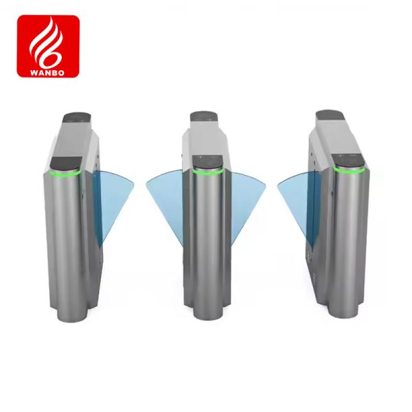 Station Revolving Entrance And Exit Management Turnstile Flap Wing Door