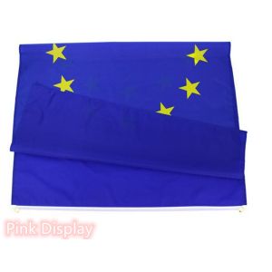 Fade Resistant EU Rectangle Banner Flags For Outdoor