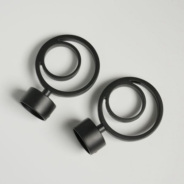 Buy Home Decor Wall Mounted Plated Curtain Rod Finials at wholesale prices