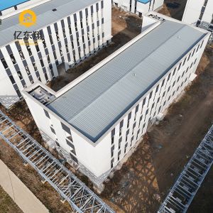 Prefab Steel Warehouse with Light Steel Frame and Galvanized Purlin