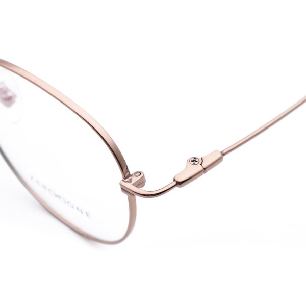 High Elastic IP Electroplating Beta Titanium Glasses Frame Cozy Gold Metal Opticalv