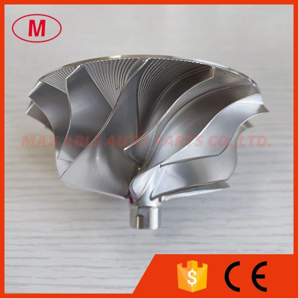 TD05 reverse 64.40/82.00mm 7+7 blades LEP style turbocharger milling/aluminum 2618/billet compressor wheel