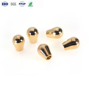 Precision CNC Stainless Steel Parts ±0.01mm Tolerance PVD Golden