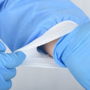 AAMI Lever 2 SMS Sterile Disposable Gowns With Knitted Cuff