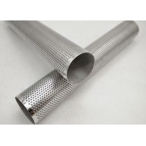 Mesh Screen Filter 304 Stainless Steel Perforated Tube For Automotive Exhaust