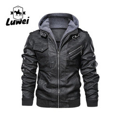 Custom Sport Windbreaker Hooded Utility Water Proof Outwear Motorcycle Parka Pu