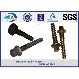 Quality Railway Sleeper Screws Hexagon in Railroad , Track Hex Head Screw for sale
