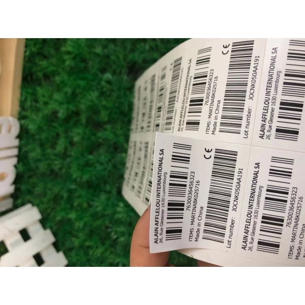 Buy Strong Adhesion Self Adhesive Sticker Labels For Clothing / Electronic Products at wholesale prices