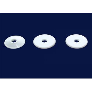 Industrial Al2O3 Textile Ceramic Eyelet Guides / Alumina Ceramic Parts High