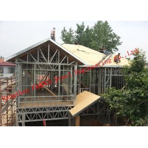 Welding Galvanized Pre Engineered Building Light Steel Villa Steel Frame Light