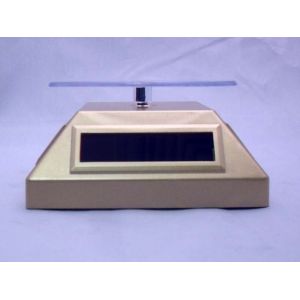 Solar turntable display in Gold