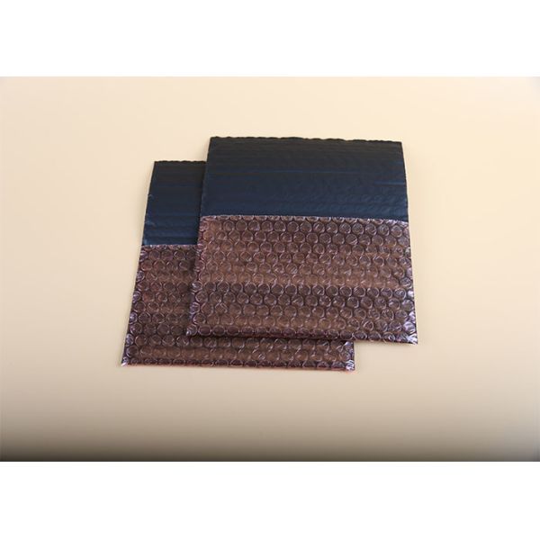 Shock Cushioning Protections Black Bubble Mailers For Packing Electronic