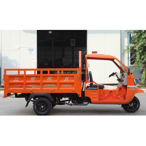 32Ah Storage Battery Heavy Duty Closed Cabin Adult Tricycle with Keel 40*100mm Frame