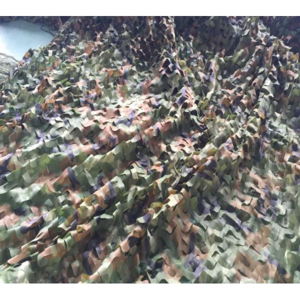 Oxford Polyester 150D Military Style Camo Netting For Shooting , Fishing