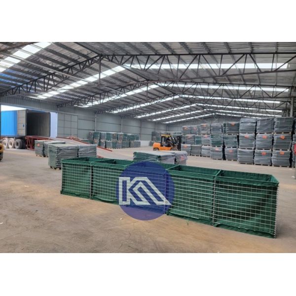 Welded Flood Gabion Protective Hesco Barrier Blast Wall Defensive Barrier