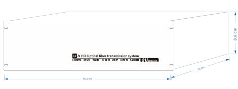 1-ch 3g-sdi single mode fiber extender