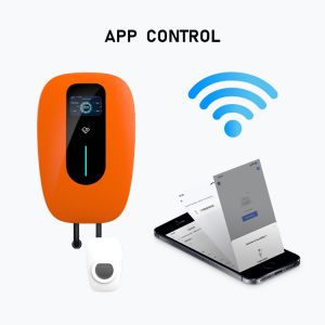 Household 32 Amp Wallbox EV Charger Commercial 22Kw Wall Mounted