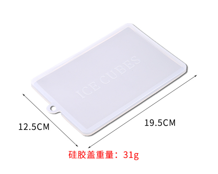 Ice Cream Makers Easy Release 15 Cavity 24 Cavity Silicone Ice Cube Trays with Lids