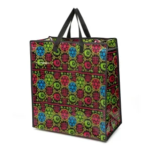 Gravure Printing Customized Shopping Bags With PP Webbing Handle Polypropylene