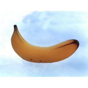 Quality Big size banana shape inflatable helium balloon for sale
