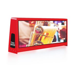 IP65 Outdoor Advertising Taxi Top Led Display 4g Wifi P2.5 P3 P4 P5