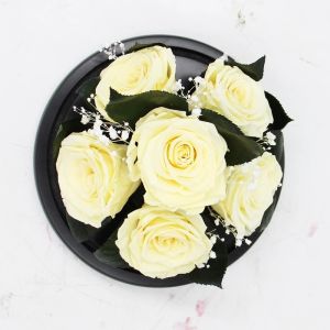 Quality Real Preserved Rose in Glass Dome use for Office gift or Home Decoration for sale