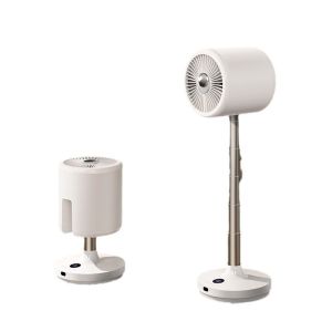 Quality 200*200*710MM Hotel Fan with Light and Remote Control Vertical Telescopic Design for sale