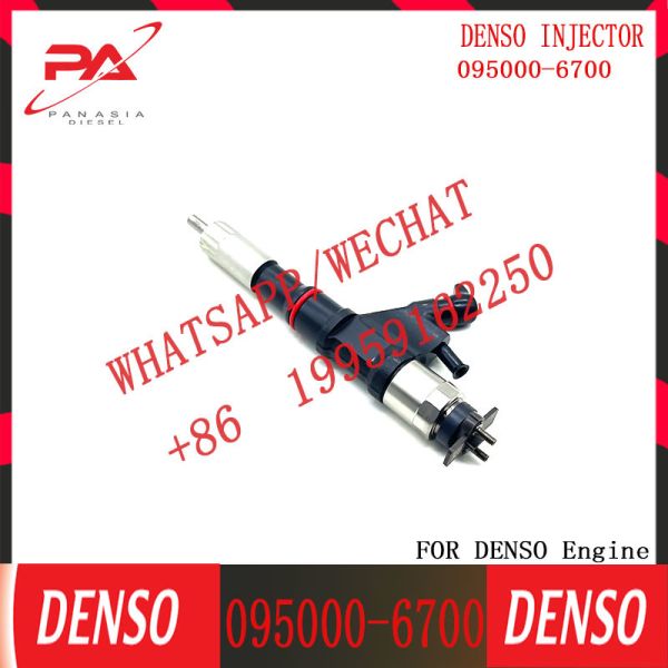 Diesel Common Rail Fuel Injector 095000-6700 095000-6701 9709500-670 0950006700 0950006701 for HOWO VG1540080017A R61540