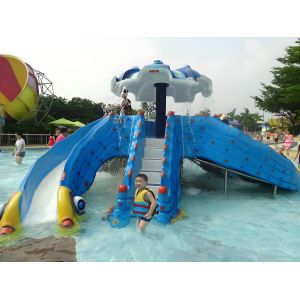 Fiberglass Water Splash Pad with 10 Years Service Life 2 Meters Spray Range for