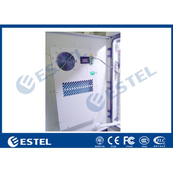 Temperature Control Steel Outdoor Telecom Cabinet 19 Inch For Base Station