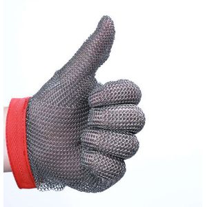 Five-finger anti-cutting chainsaw ironing gloves multifunctional gardening
