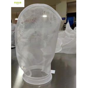 25 Micron Customized Nylon Water Filtration Bag With Plastic Ring