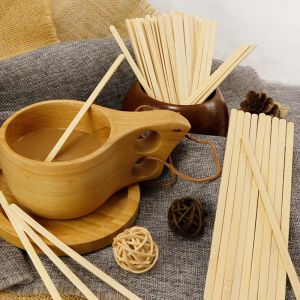 18cm Disposable Wooden Cutlery Coffee Wooden Stirring Sticks