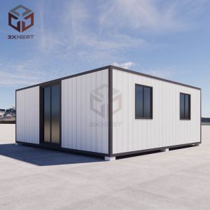 Fully Welded Green Steel Foldable 20ft Container Cabin House OEM