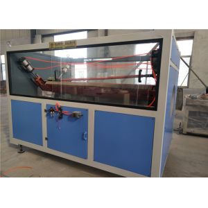 Professional Plastic Pipe Extrusion Line For PE Pipe 16-630mm 25m*2.6m*1.8m 38Cr