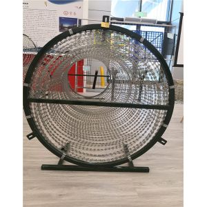 500mm Coil Diameter Galvanized Concertina Barbed Wire