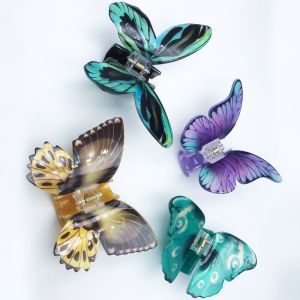 Acrylic butterfly claw clip Fashion High quality shark clip