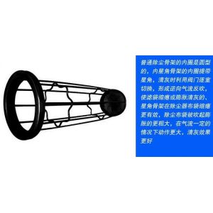 Star Type Dust Collector Cages Smooth Surface Prevent The Bag From Damage