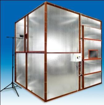 Volume 3m³ 220V 50Hz Wire Testing Equipment , Cable Smoke Density Burning