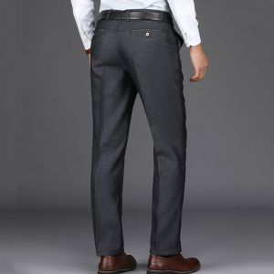Midweight Men's Formal Trousers in Mint Green for Office Attire