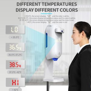 Intelligent 1.1L Automatic Soap Dispensers With Forehead Thermometer