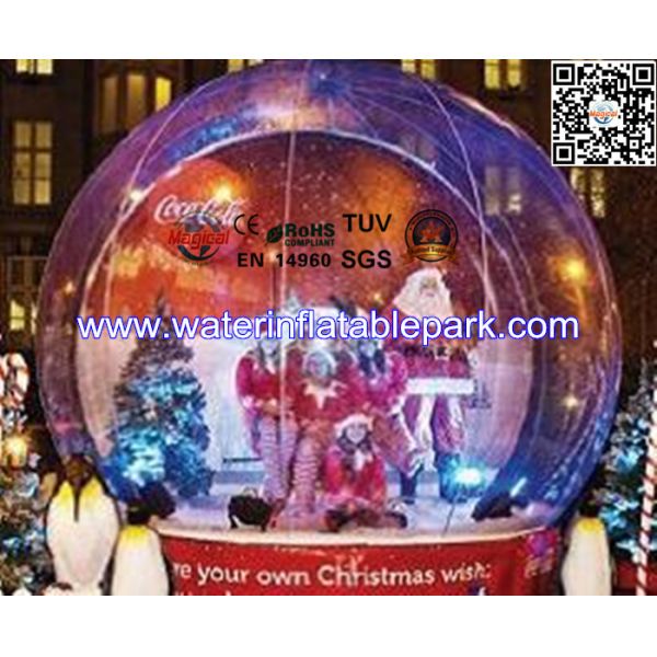 Advertising Inflatable Igloo Tent Snow Globe Showing SGS / EN14960