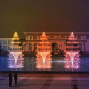 China Music led light landscaping water fountain on sale