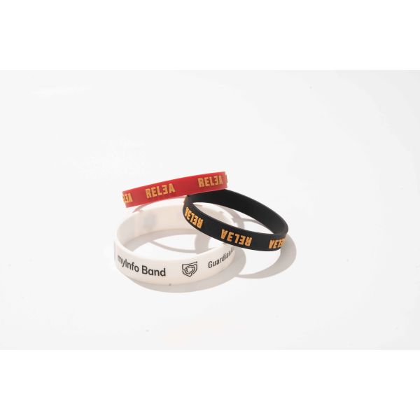 Buy Customized Adjustable Silicone Rubber Wristband Silk Screen Printing at wholesale prices