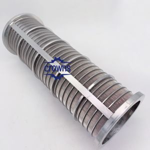 Factory Outlet ID 260mm Wedge Wire Mesh Pipe Filter Cylinder for Liquid