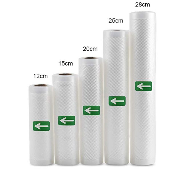 Buy Full Mesh External Vacuum Packaging Rolls Food Preservation Embossed Sealer Roll at wholesale prices